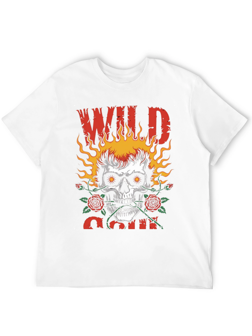 Wild Soul Skull Graphic Tee - Black