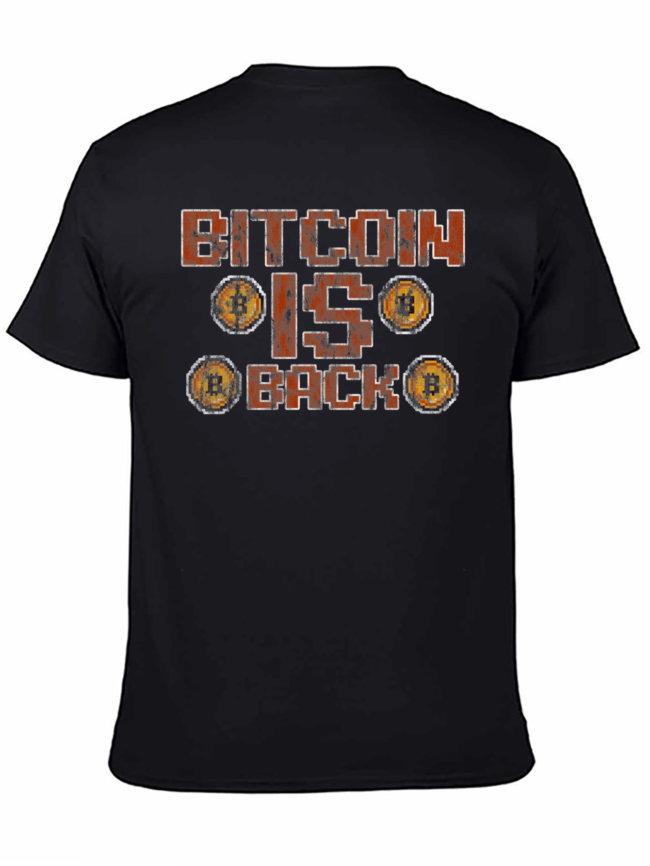 Bitcoin is Back Graphic Tee - Crypto Currency T-Shirt