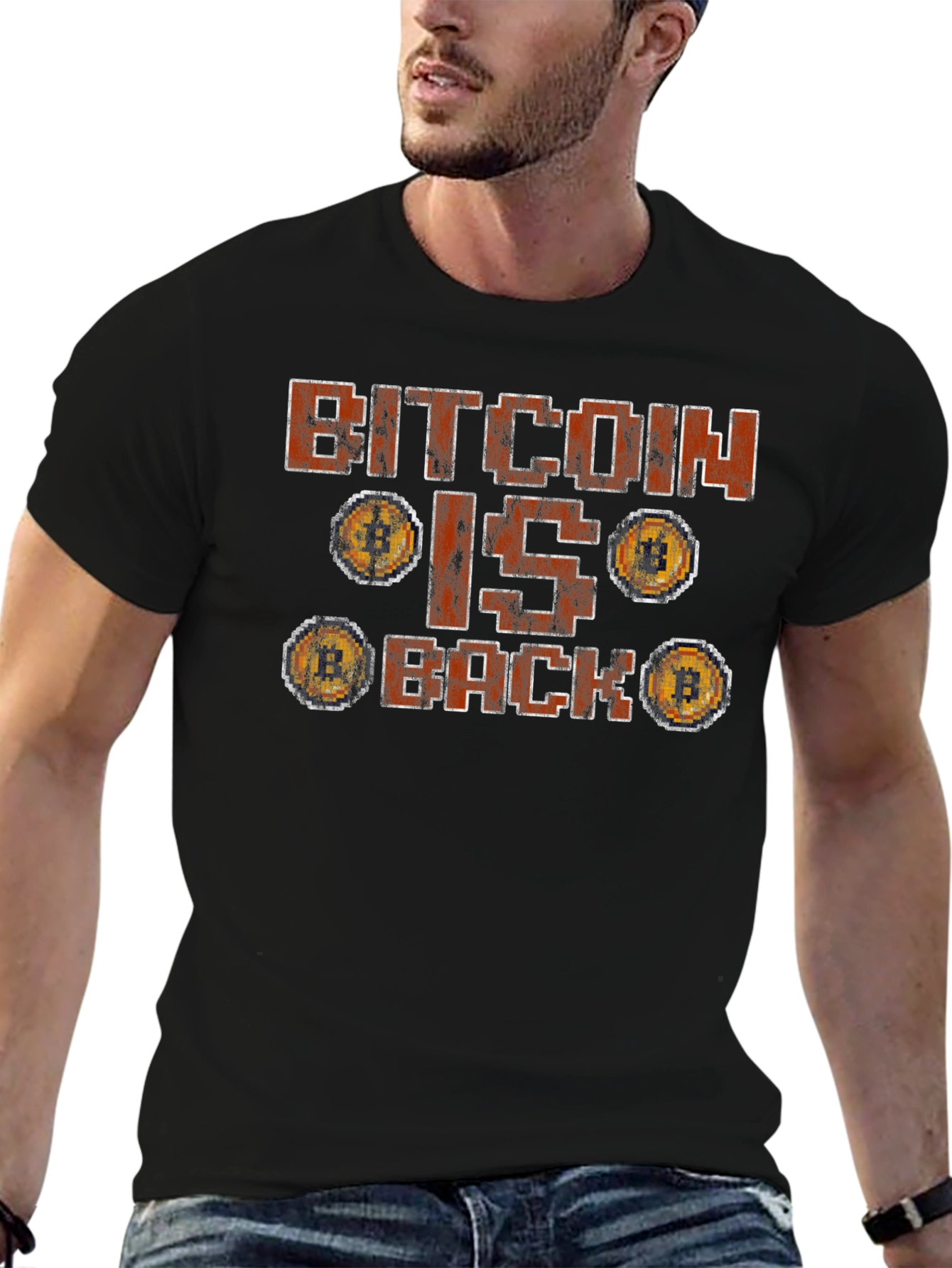 Bitcoin is Back Graphic Tee - Crypto Currency T-Shirt