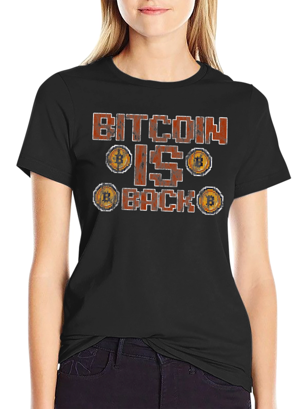 Bitcoin is Back Graphic Tee - Crypto Currency T-Shirt