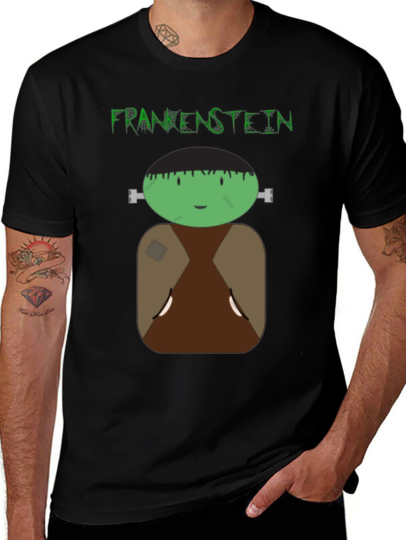 Frankenstein Graphic T-Shirt - Halloween Spooky Season