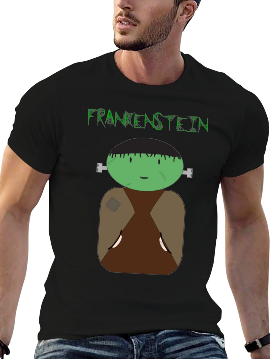 Frankenstein Graphic T-Shirt - Halloween Spooky Season
