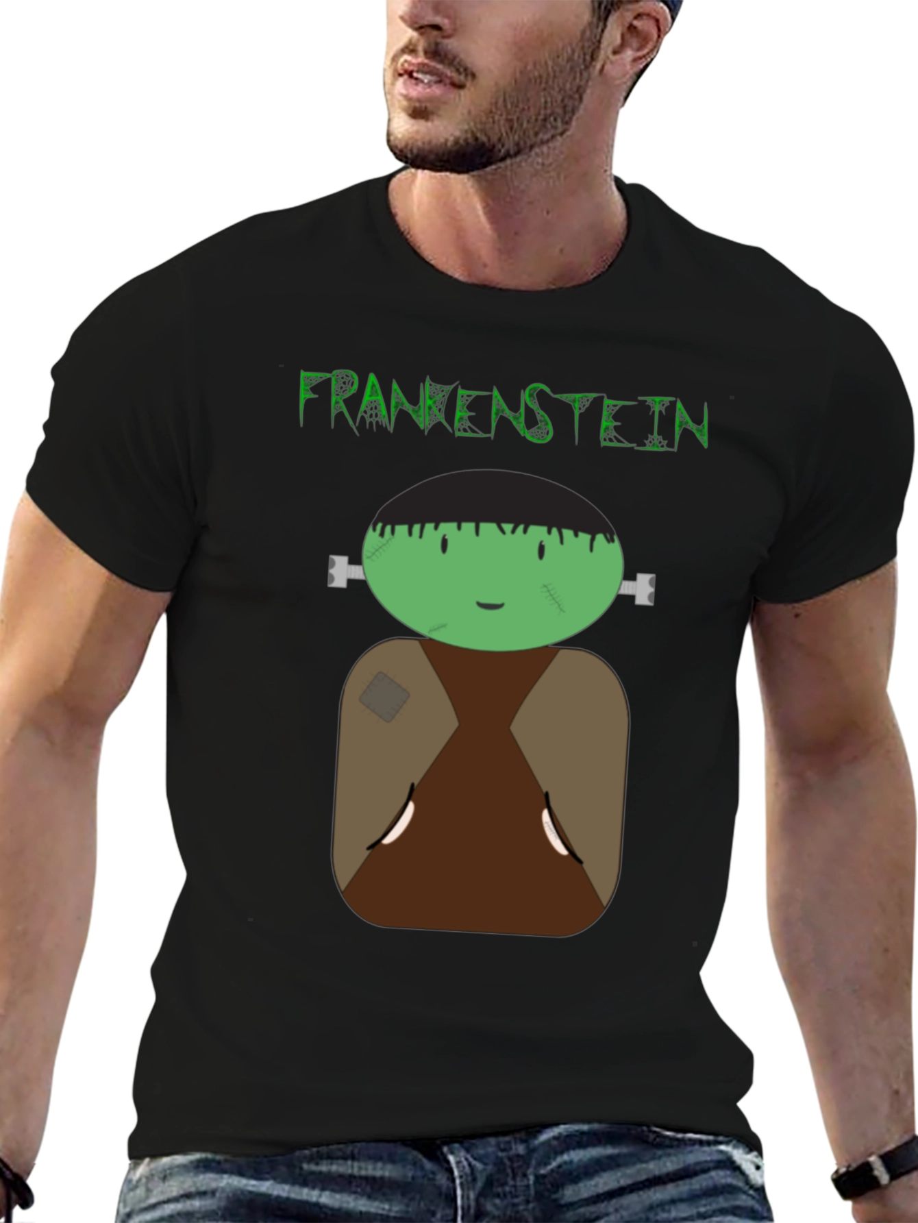 Frankenstein Graphic T-Shirt - Halloween Spooky Season