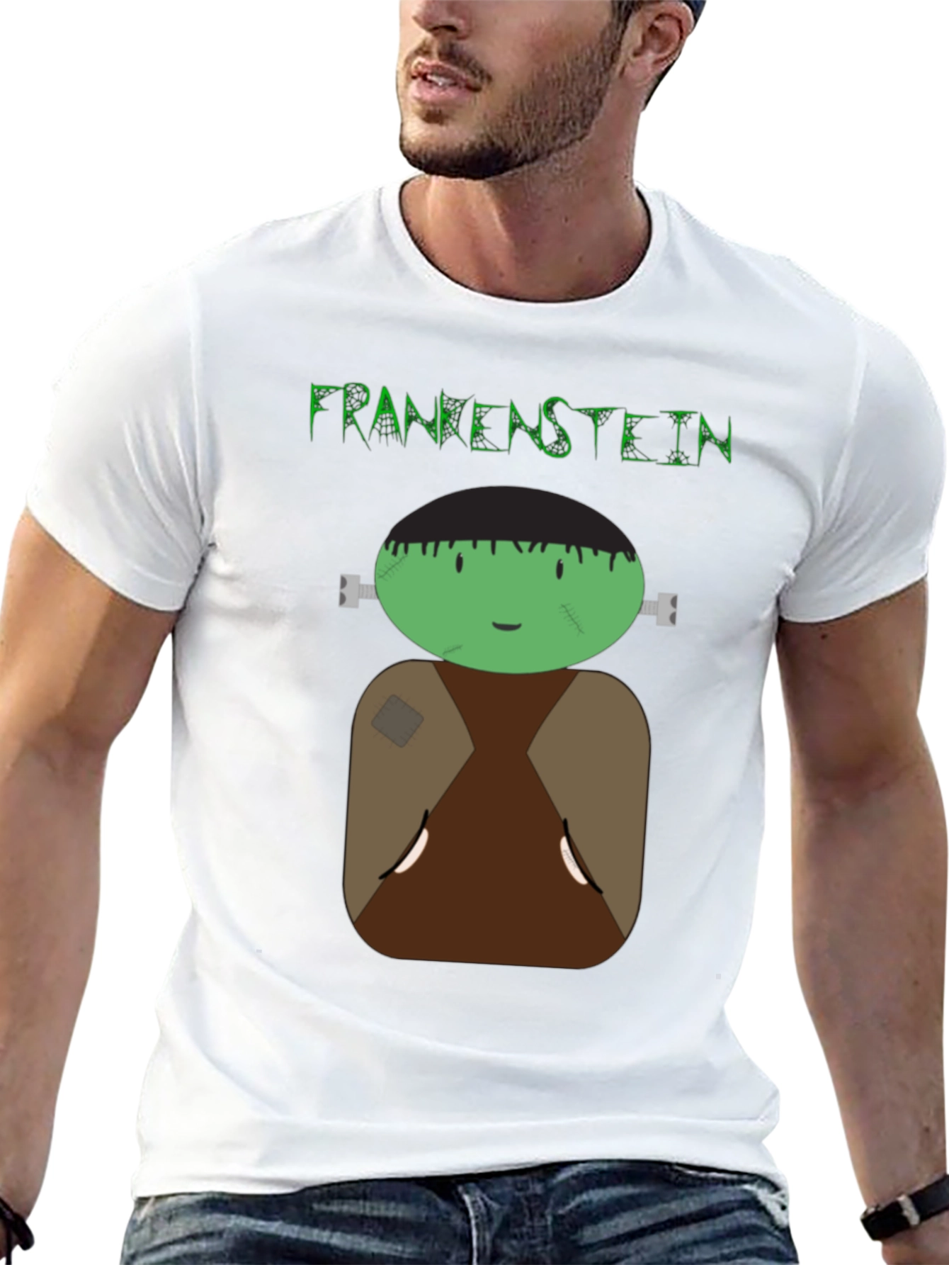 Frankenstein Graphic T-Shirt - Halloween Spooky Season