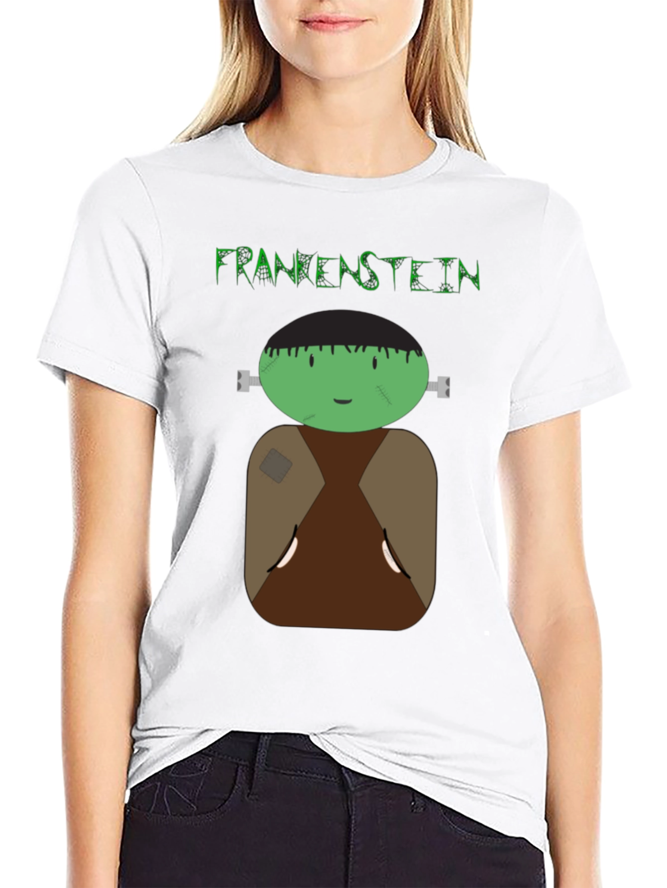 Frankenstein Graphic T-Shirt - Halloween Spooky Season