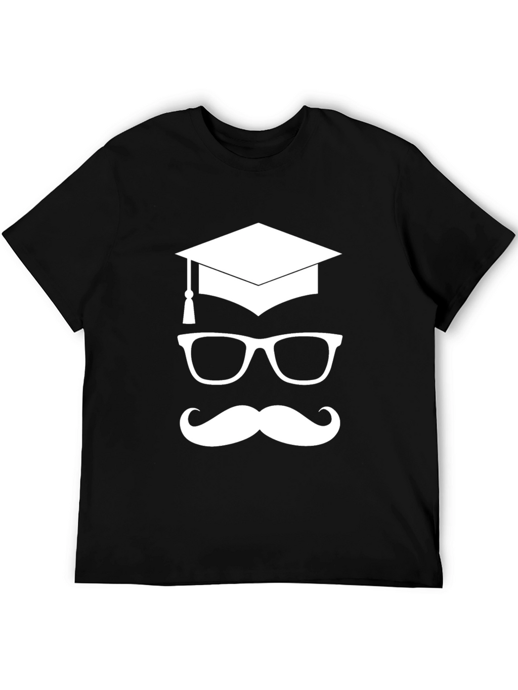 Graduation Glasses & Mustache T-Shirt