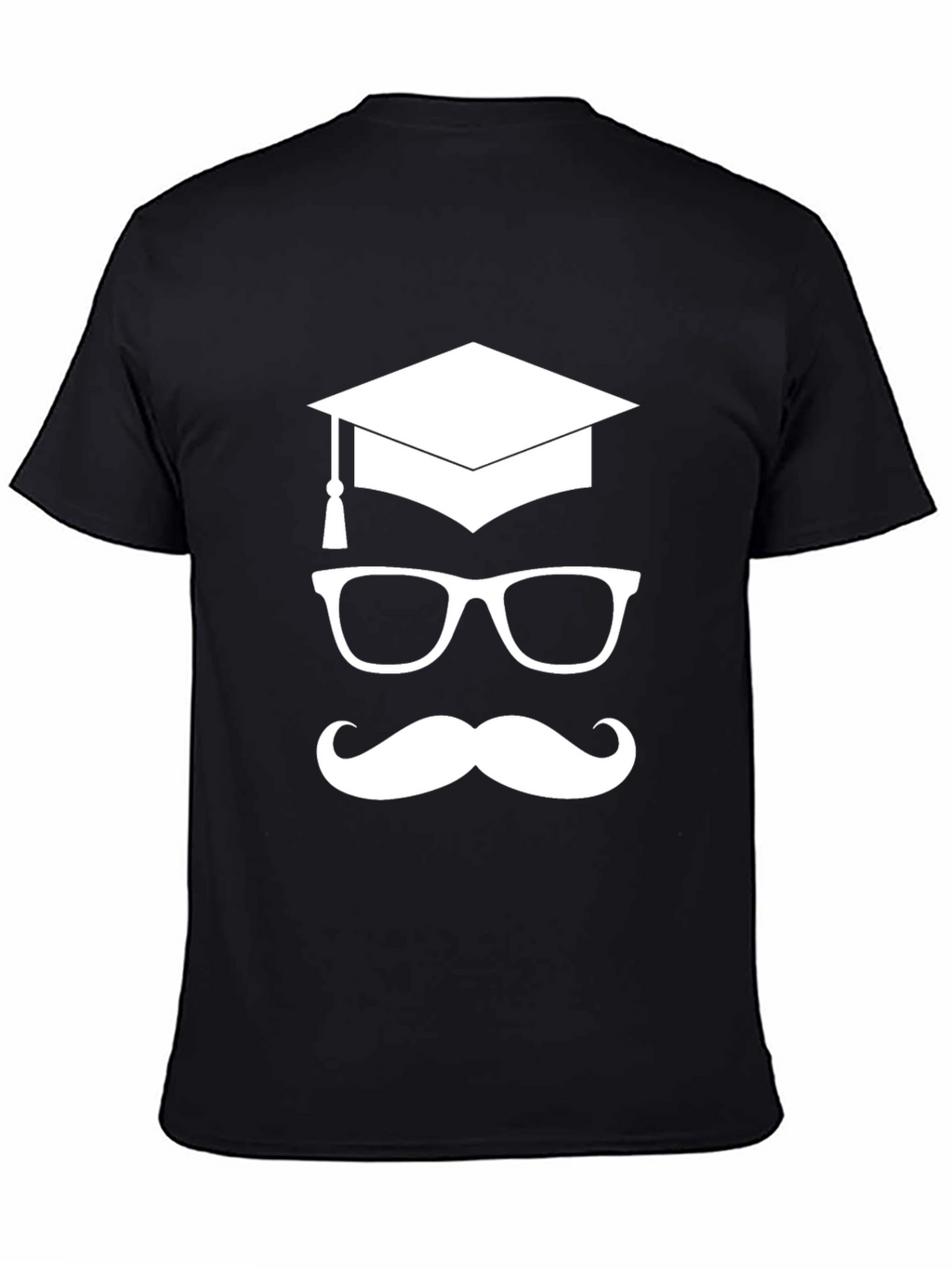 Graduation Glasses & Mustache T-Shirt