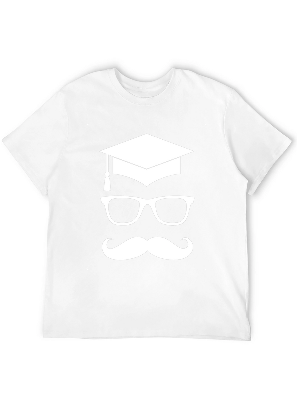 Graduation Glasses & Mustache T-Shirt