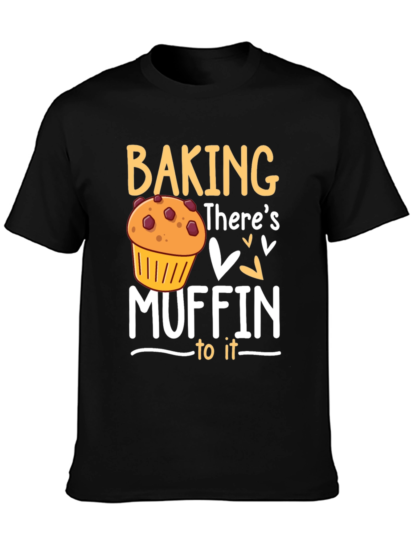 Baking Muffin Pun Graphic T-Shirt - Novelty Tee