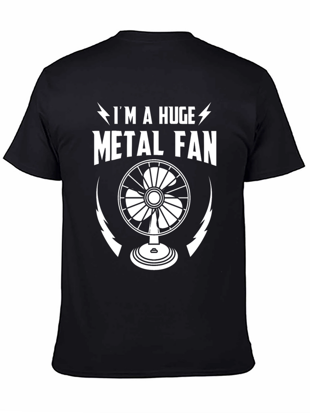 Humorous Metal Fan Graphic T-Shirt