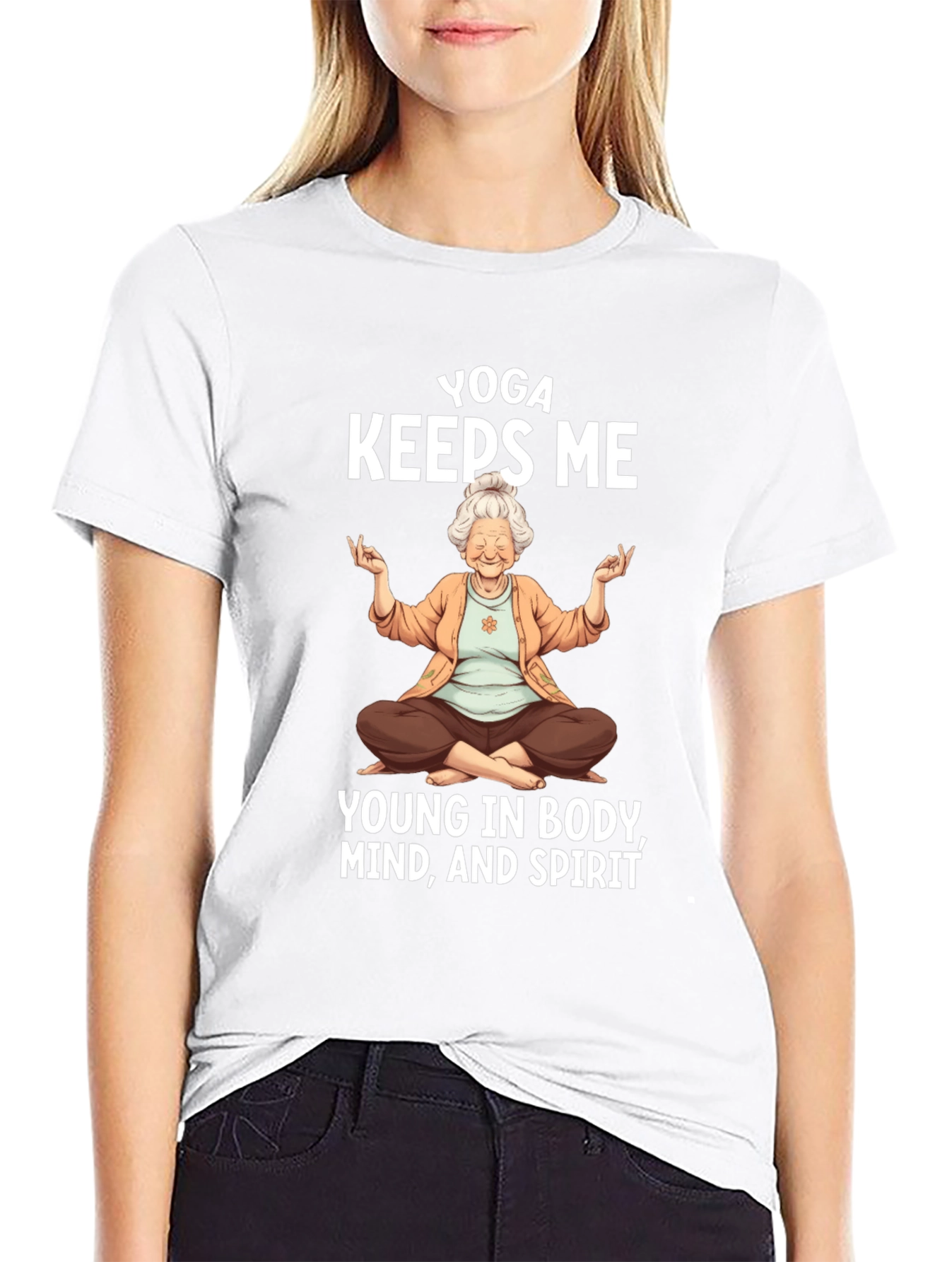 Yoga Keeps Me Young T-Shirt - Unisex Fit