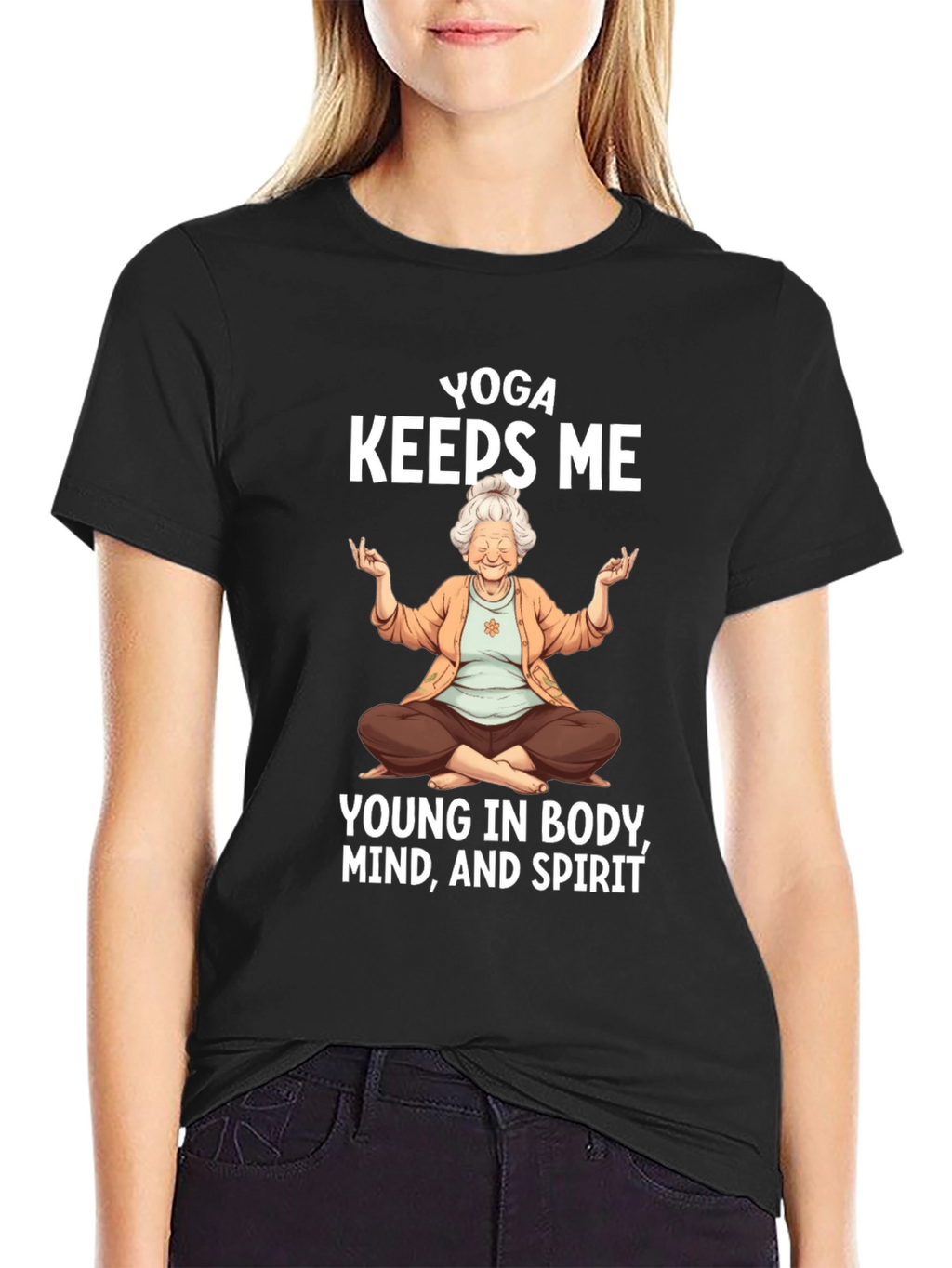 Yoga Keeps Me Young T-Shirt - Unisex Fit