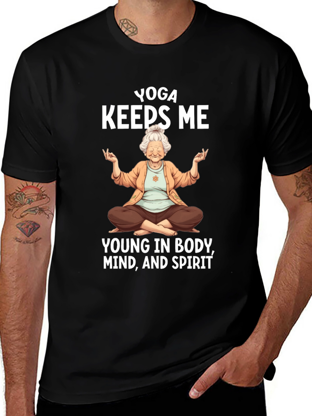 Yoga Keeps Me Young T-Shirt - Unisex Fit