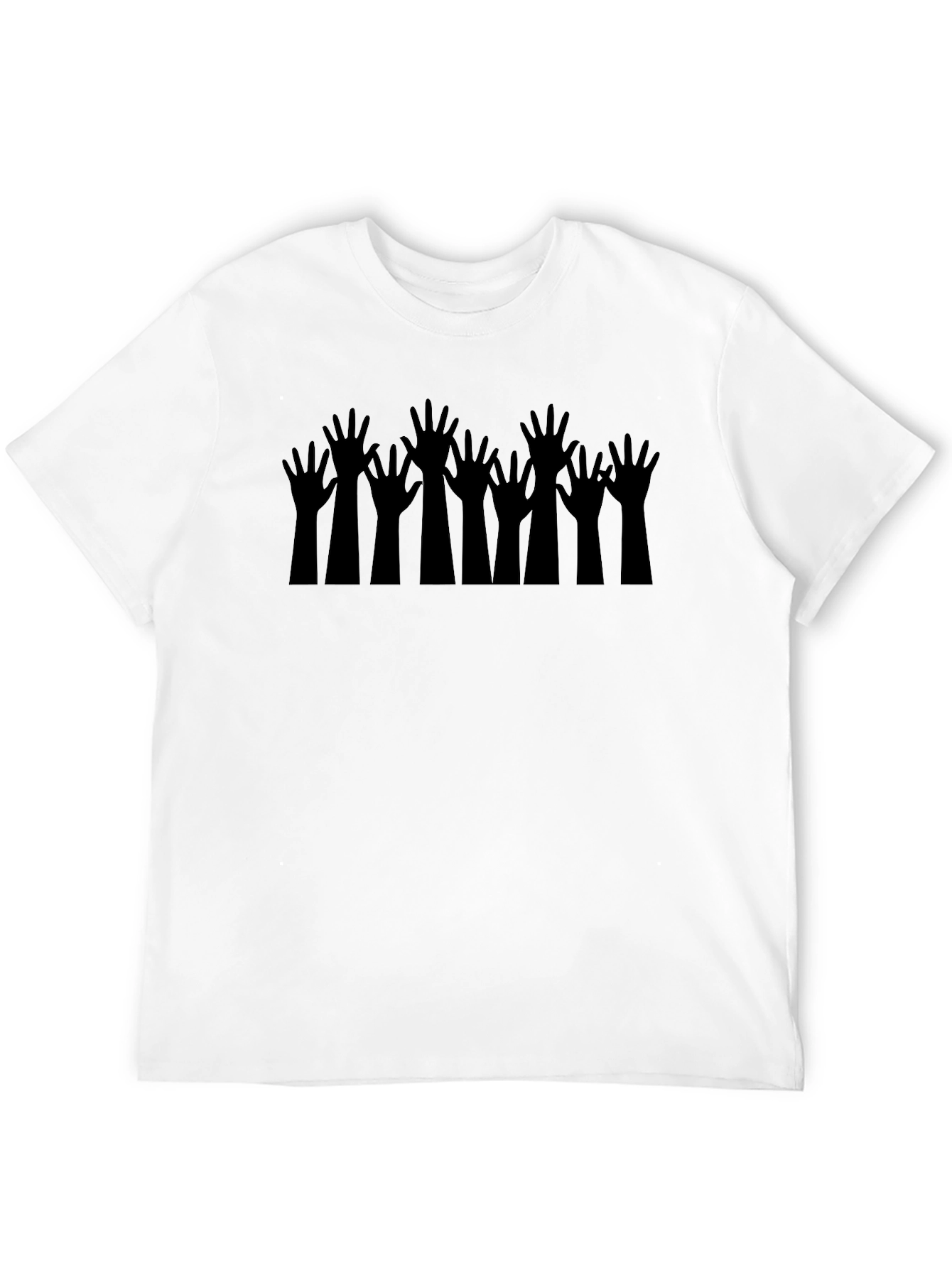 Rising Hands Black T-Shirt