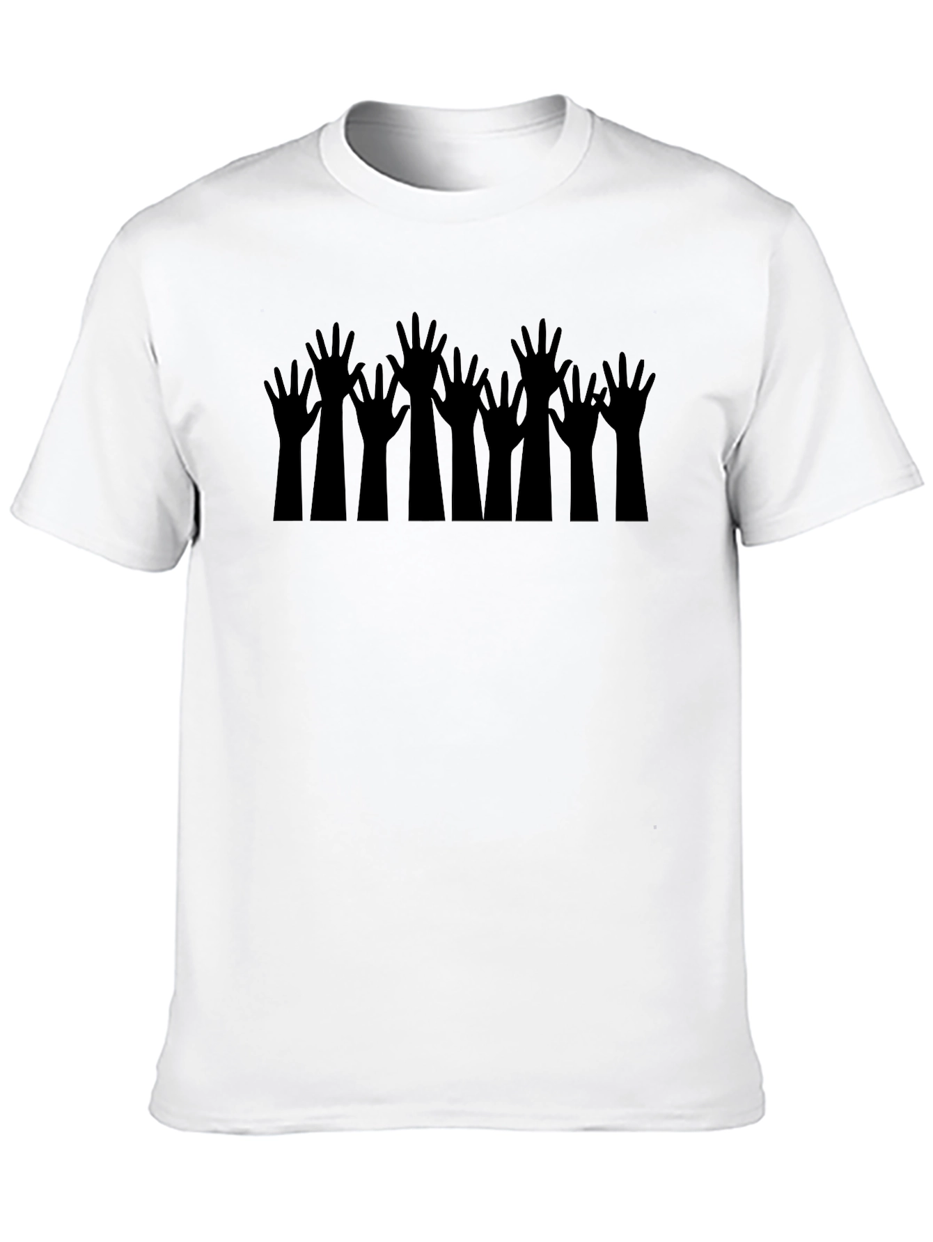 Rising Hands Black T-Shirt
