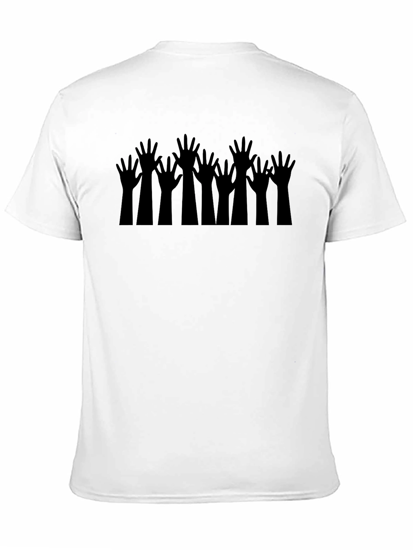 Rising Hands Black T-Shirt