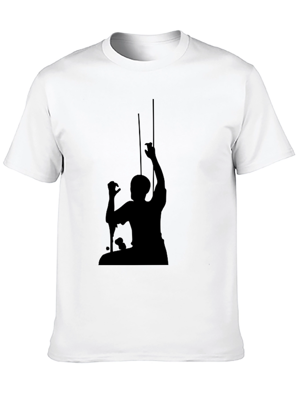 Silhouette Graphic Print Tee - Classic Black