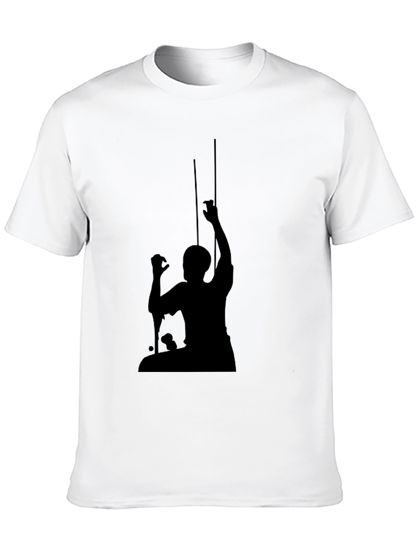 Silhouette Graphic Print Tee - Classic Black