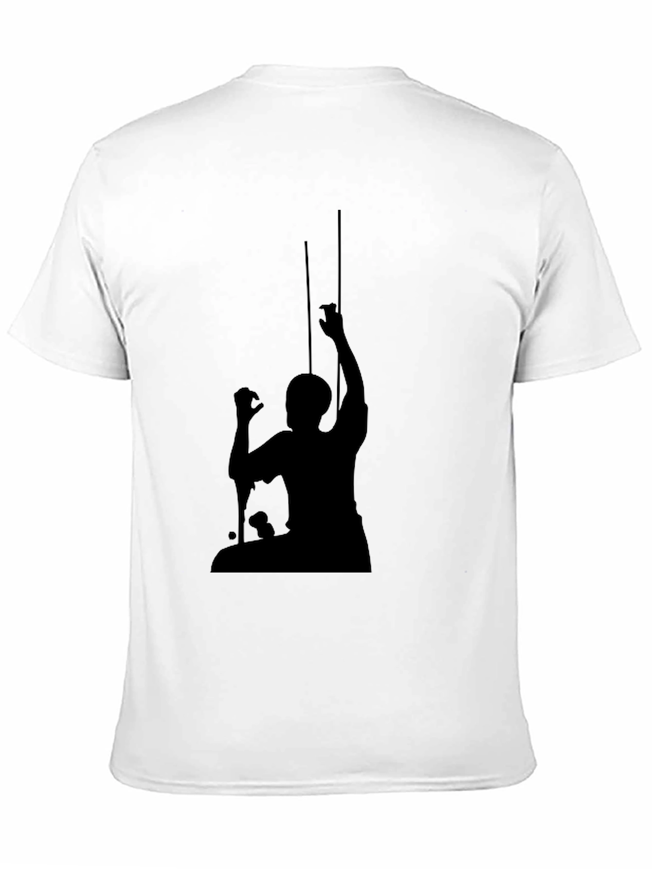 Silhouette Graphic Print Tee - Classic Black