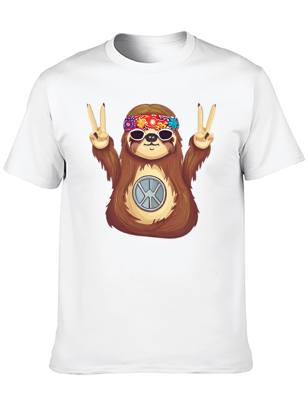 Peace Sloth Graphic Tee - Relaxed Fit