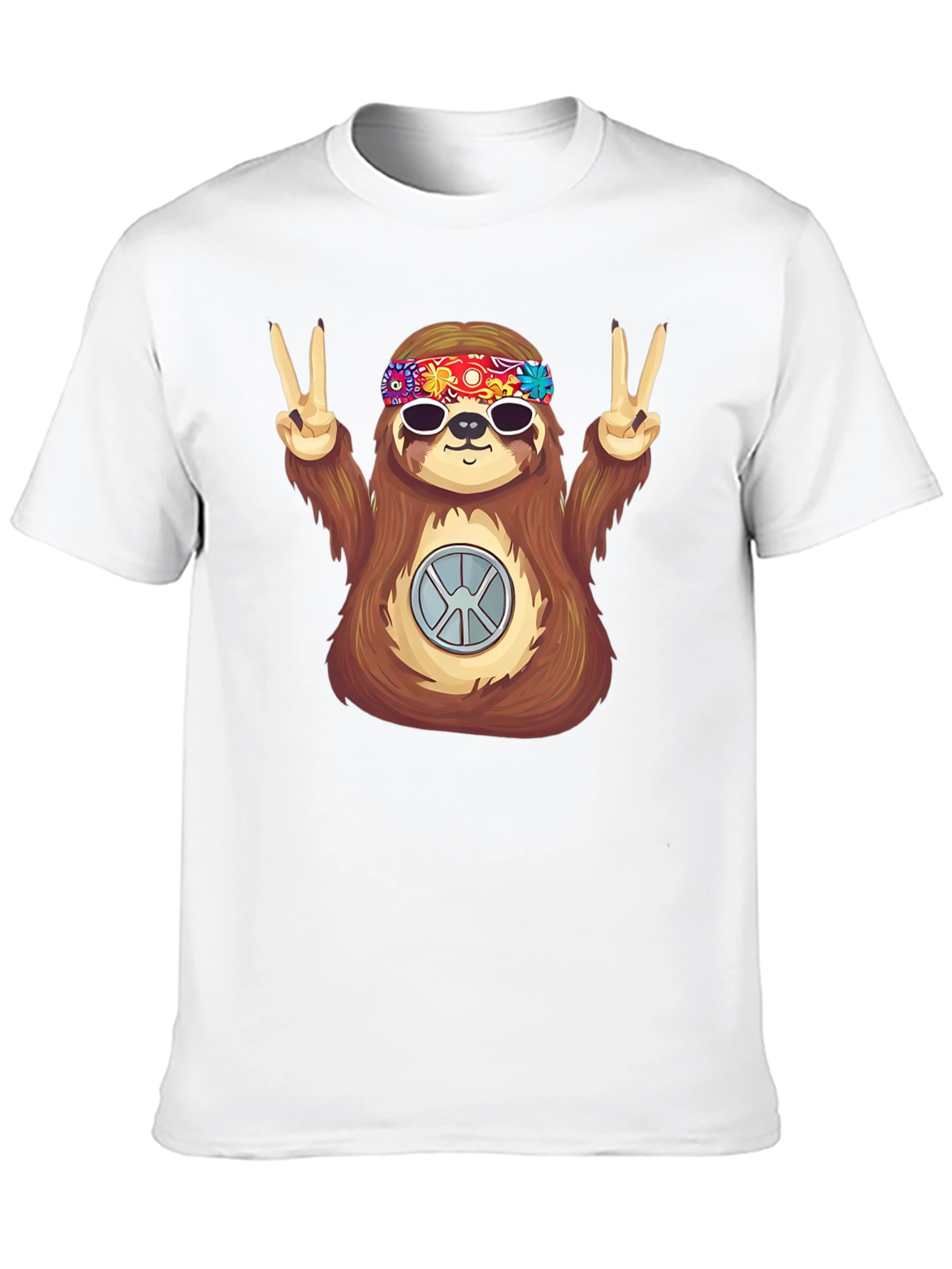 Peace Sloth Graphic Tee - Relaxed Fit