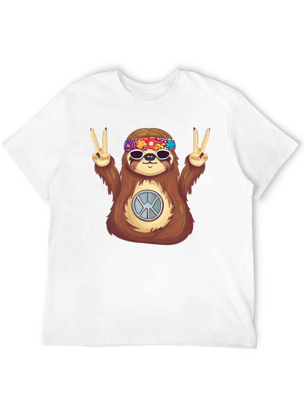Peace Sloth Graphic Tee - Relaxed Fit