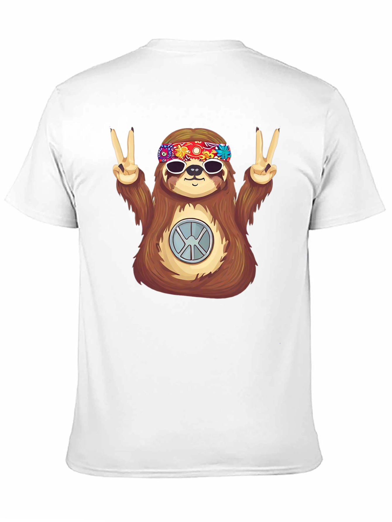 Peace Sloth Graphic Tee - Relaxed Fit