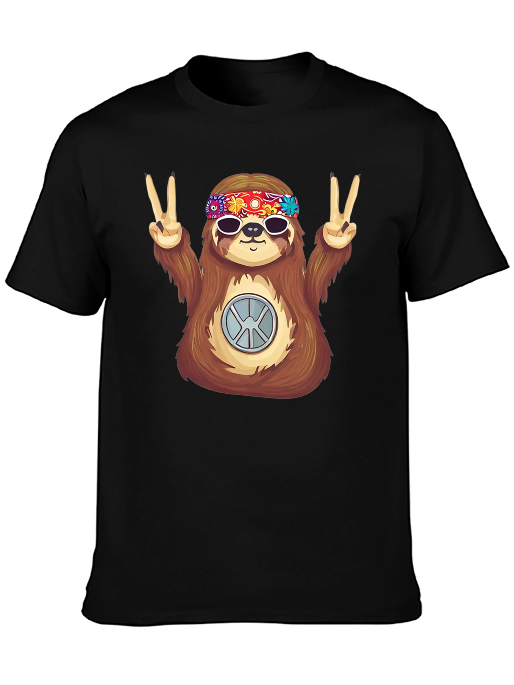 Peace Sloth Graphic Tee - Relaxed Fit