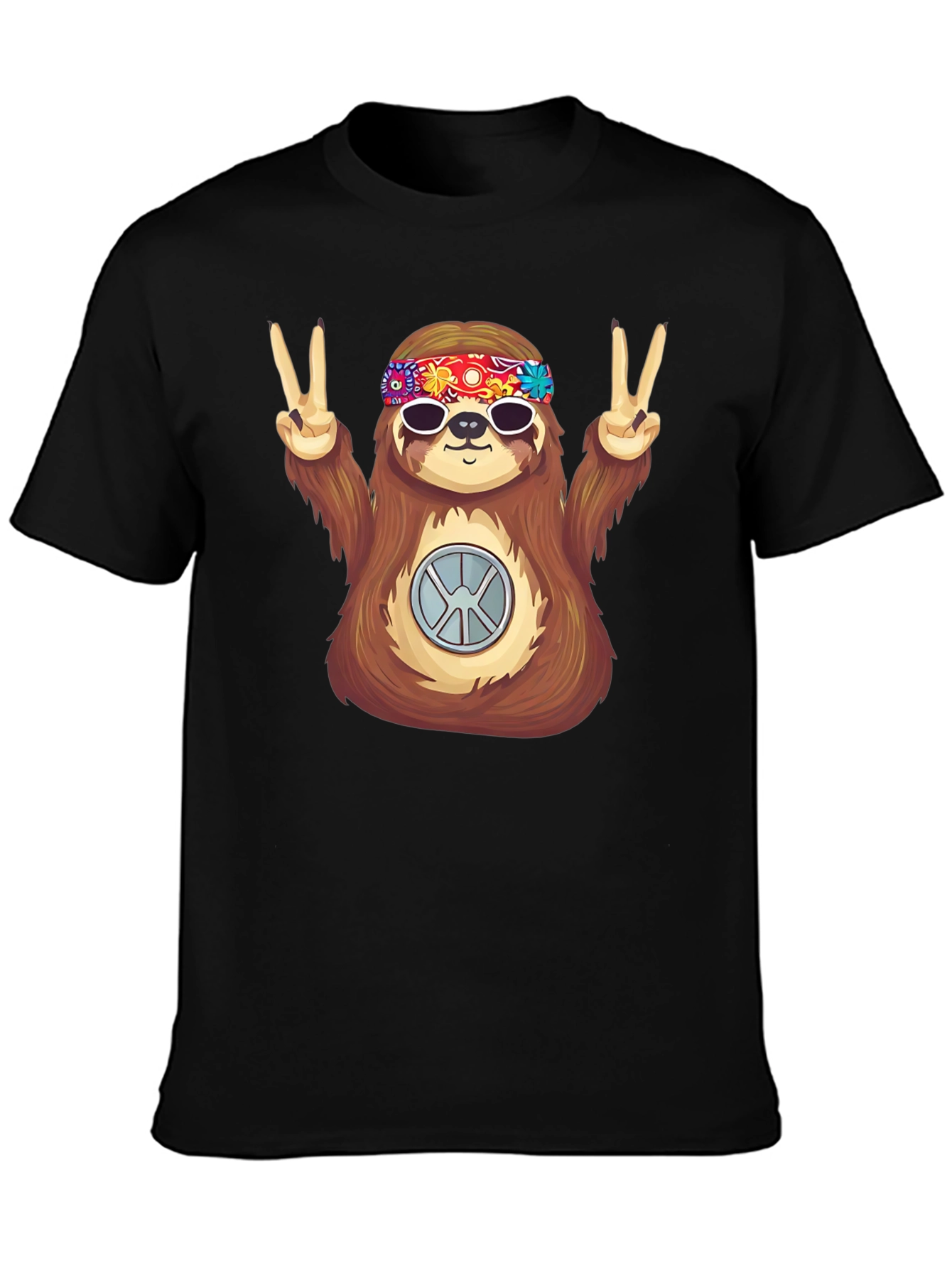 Peace Sloth Graphic Tee - Relaxed Fit