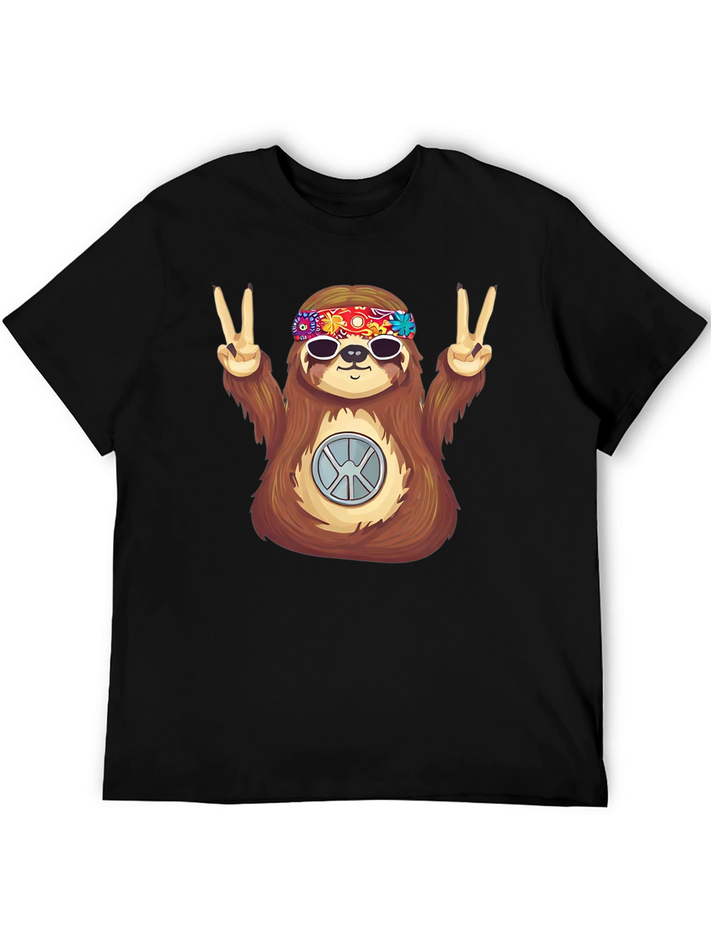 Peace Sloth Graphic Tee - Relaxed Fit