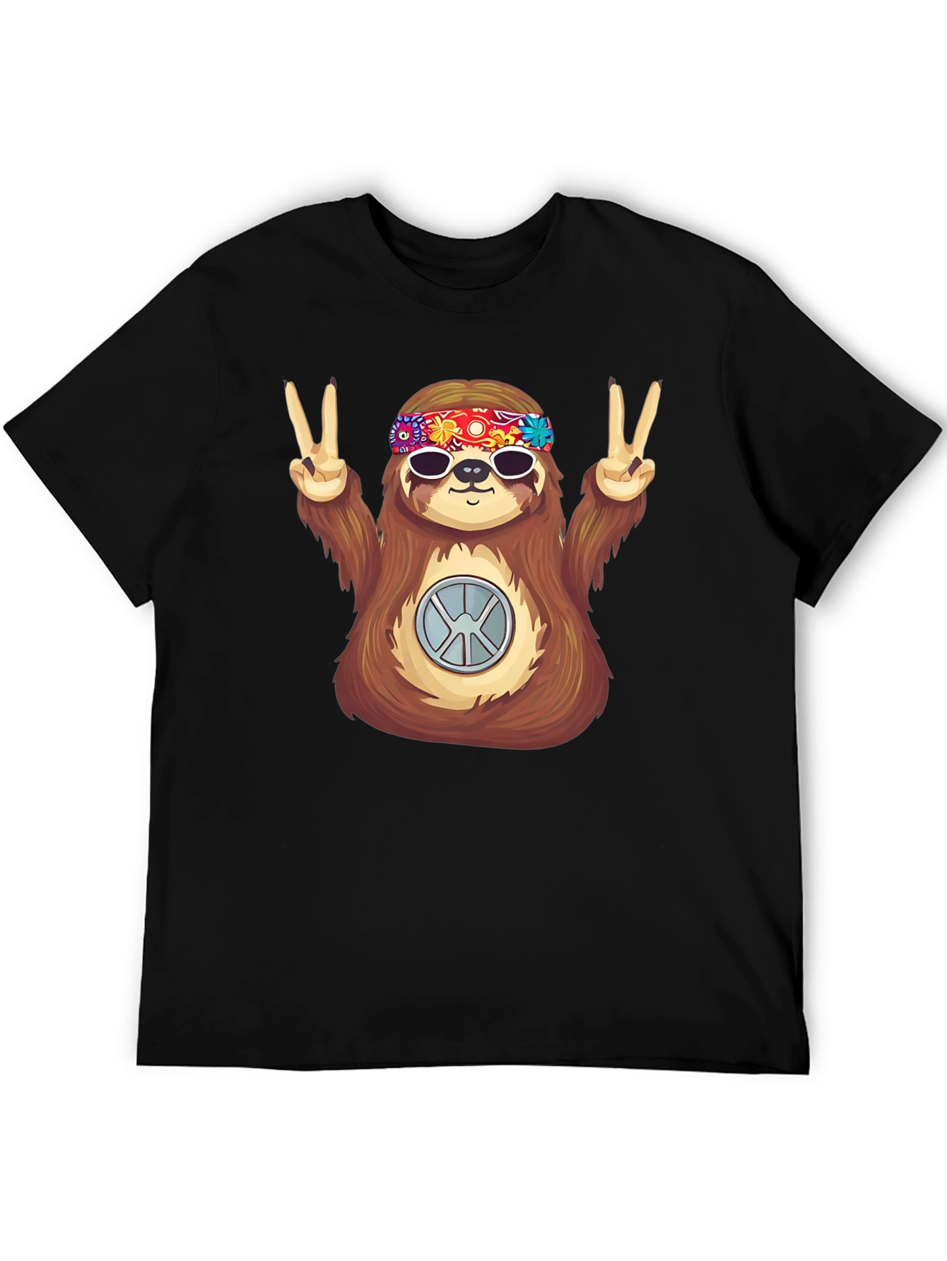 Peace Sloth Graphic Tee - Relaxed Fit