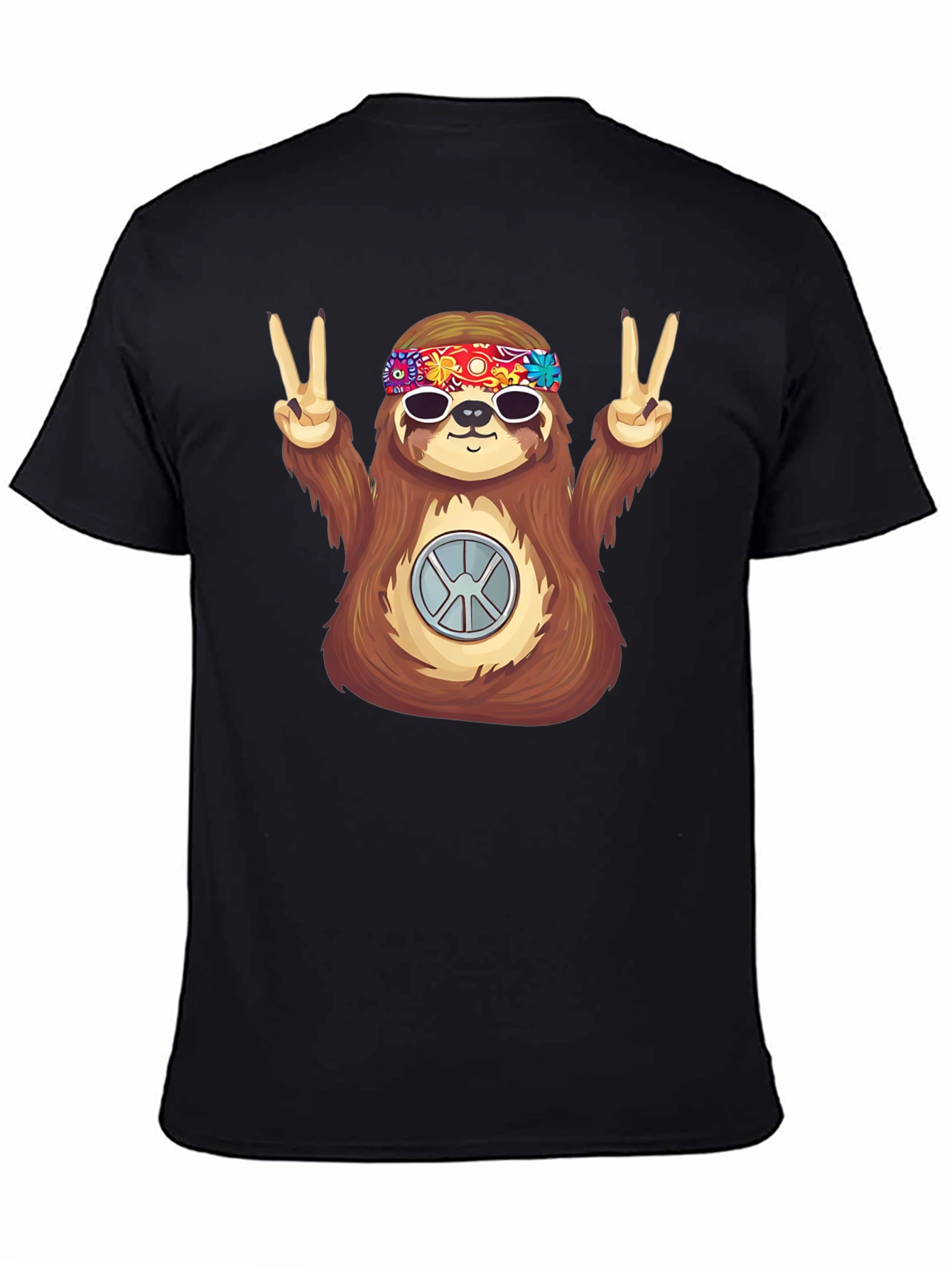 Peace Sloth Graphic Tee - Relaxed Fit