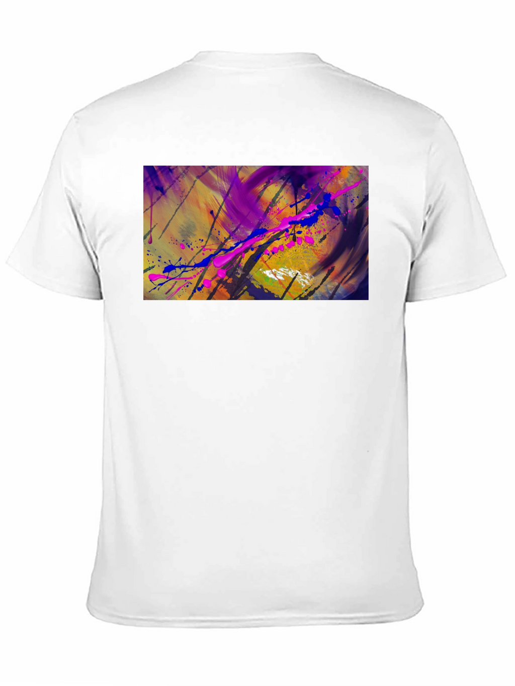 Abstract Art Black T-Shirt - Unique Style