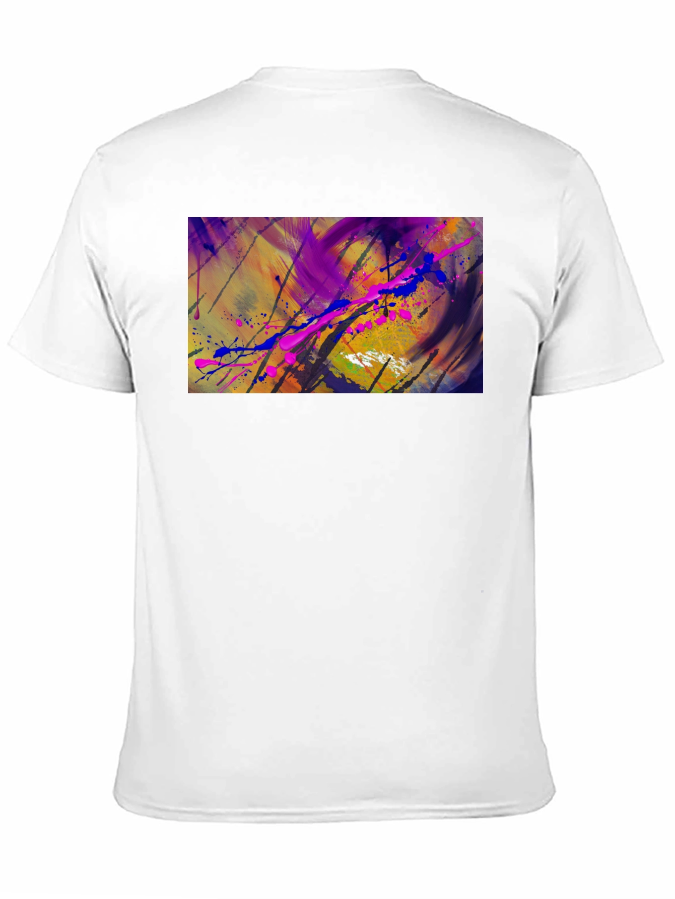 Abstract Art Black T-Shirt - Unique Style