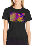 Abstract Art Black T-Shirt - Unique Style