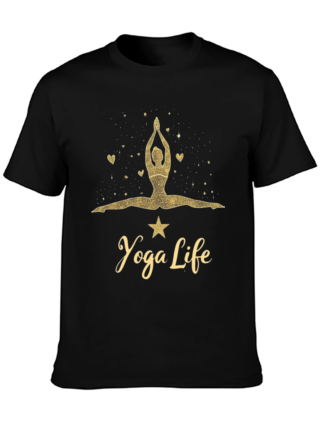 Yoga Life Graphic Tee - Black