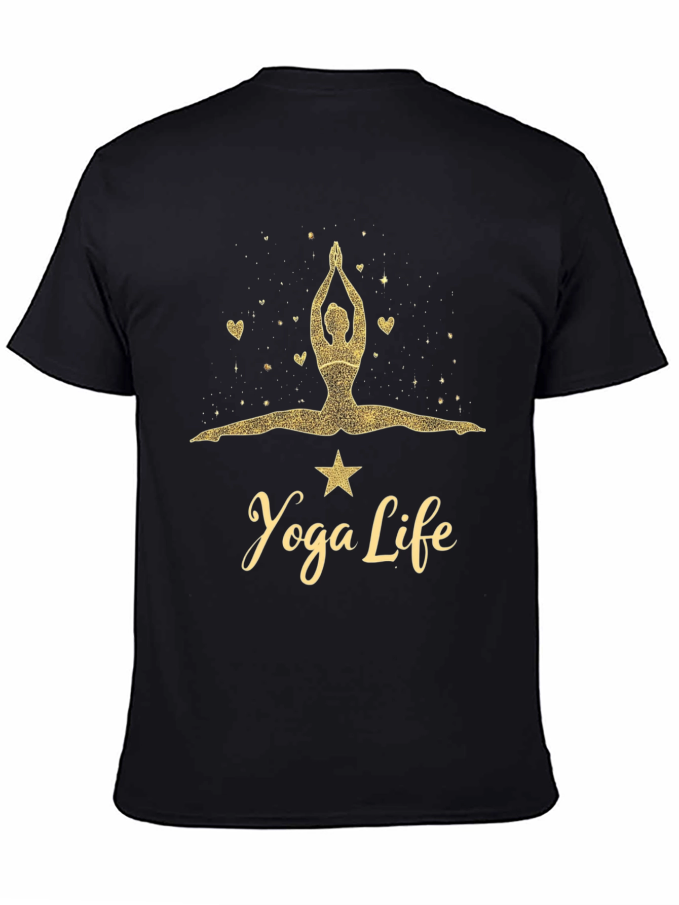 Yoga Life Graphic Tee - Black
