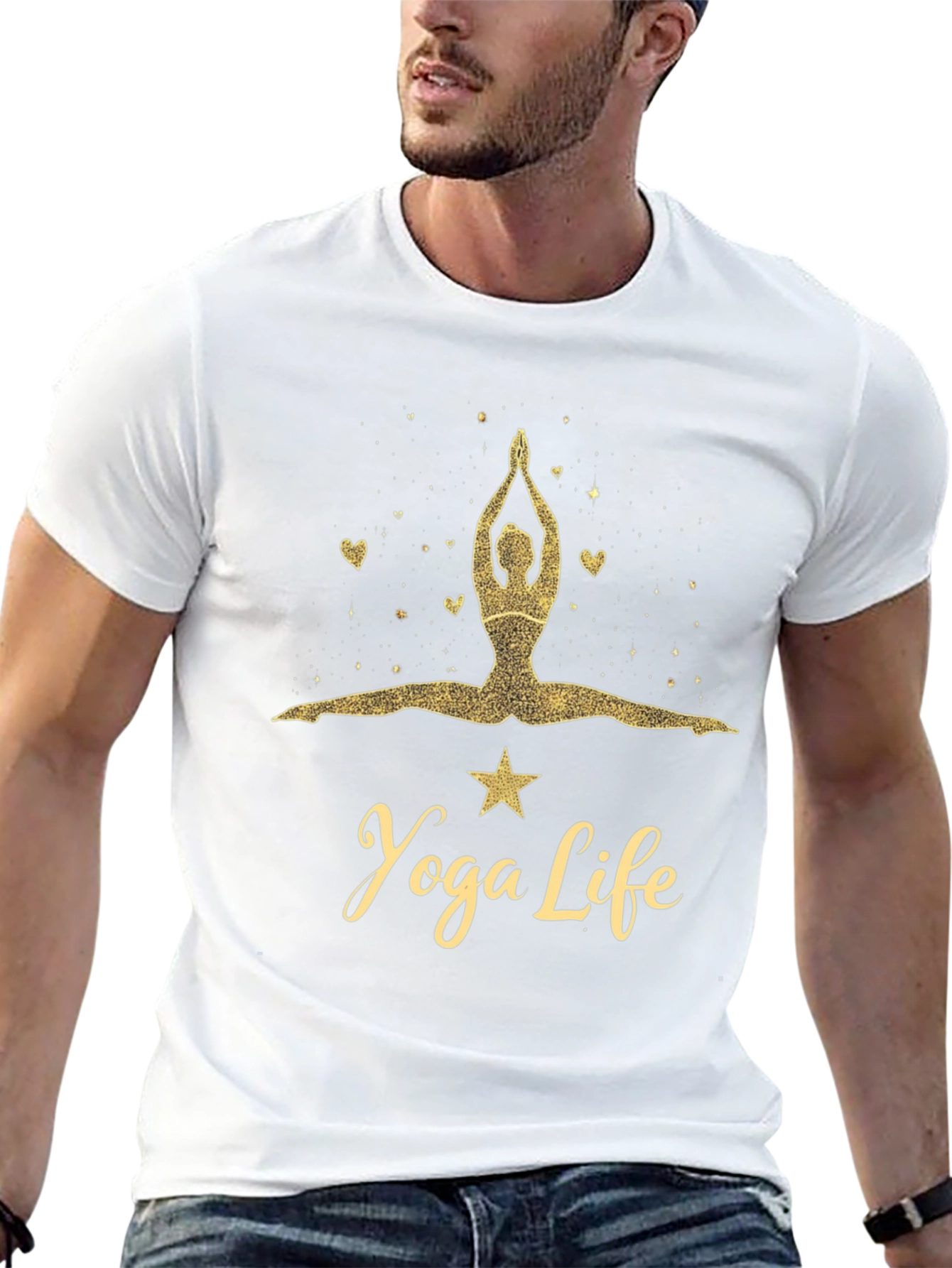 Yoga Life Graphic Tee - Black