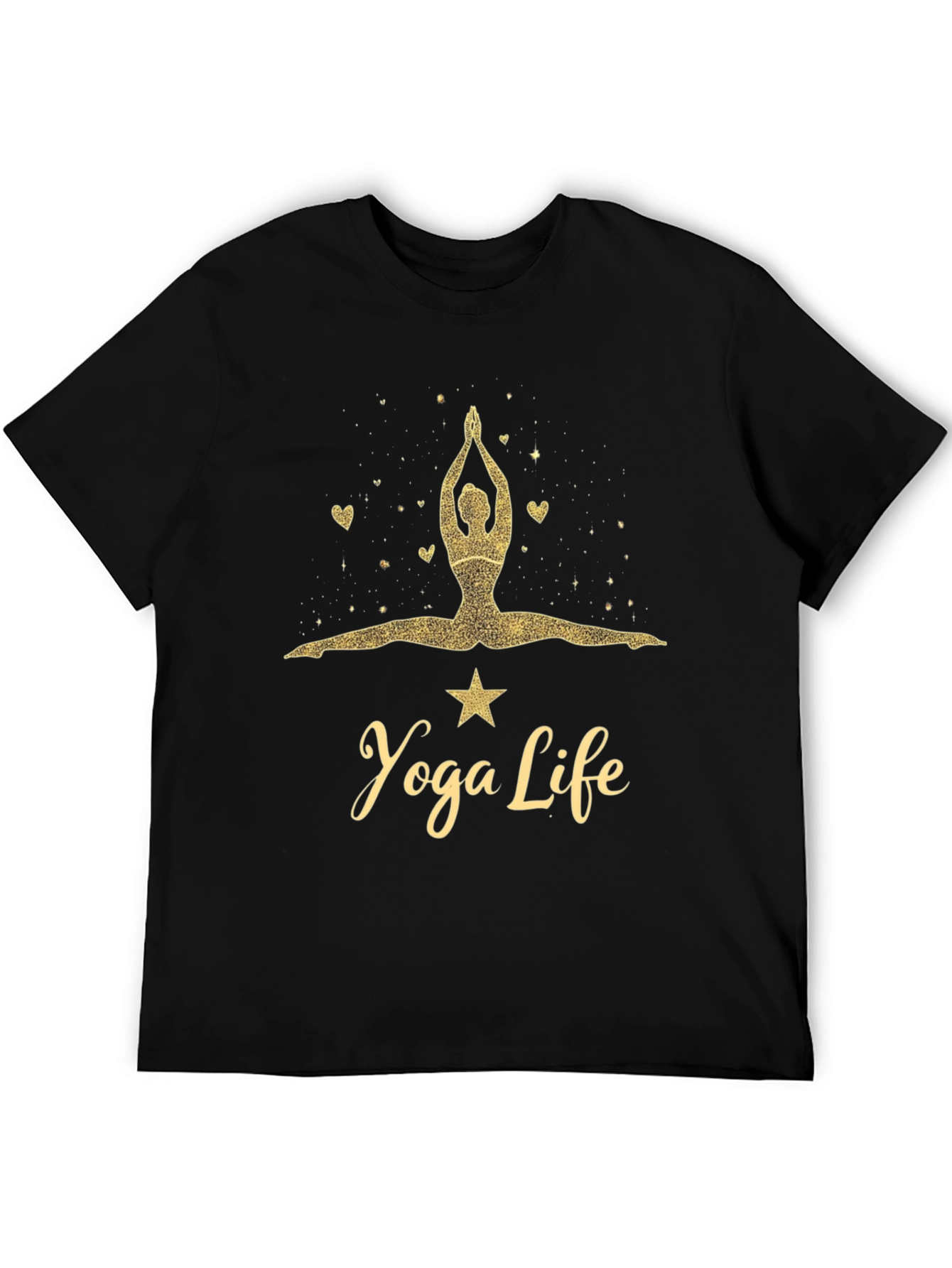 Yoga Life Graphic Tee - Black