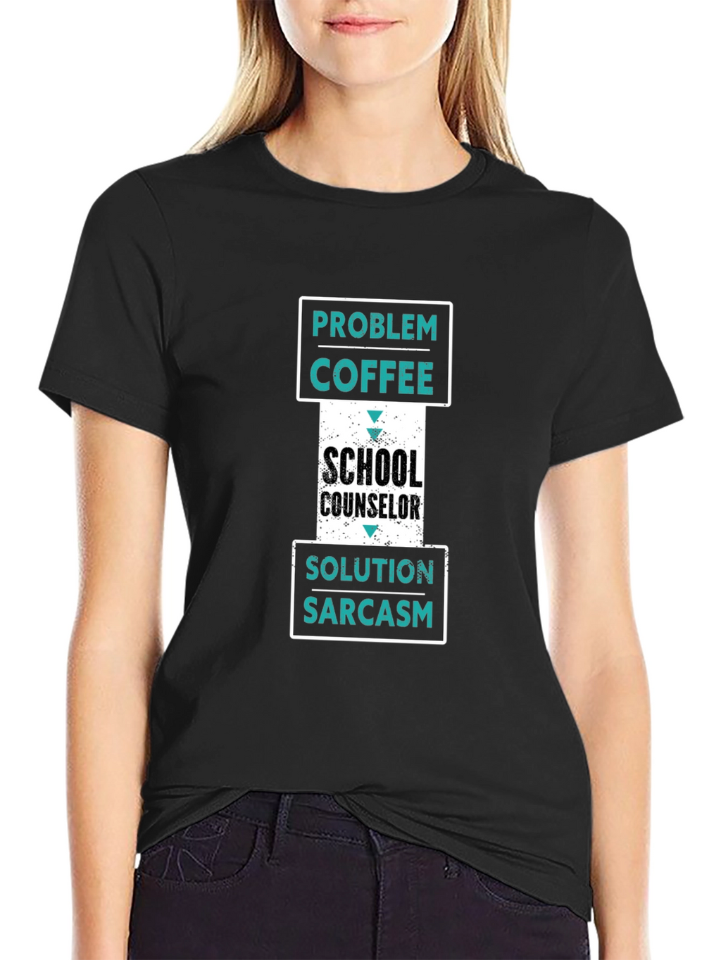 School Counselor Coffee Sarcasm T-Shirt