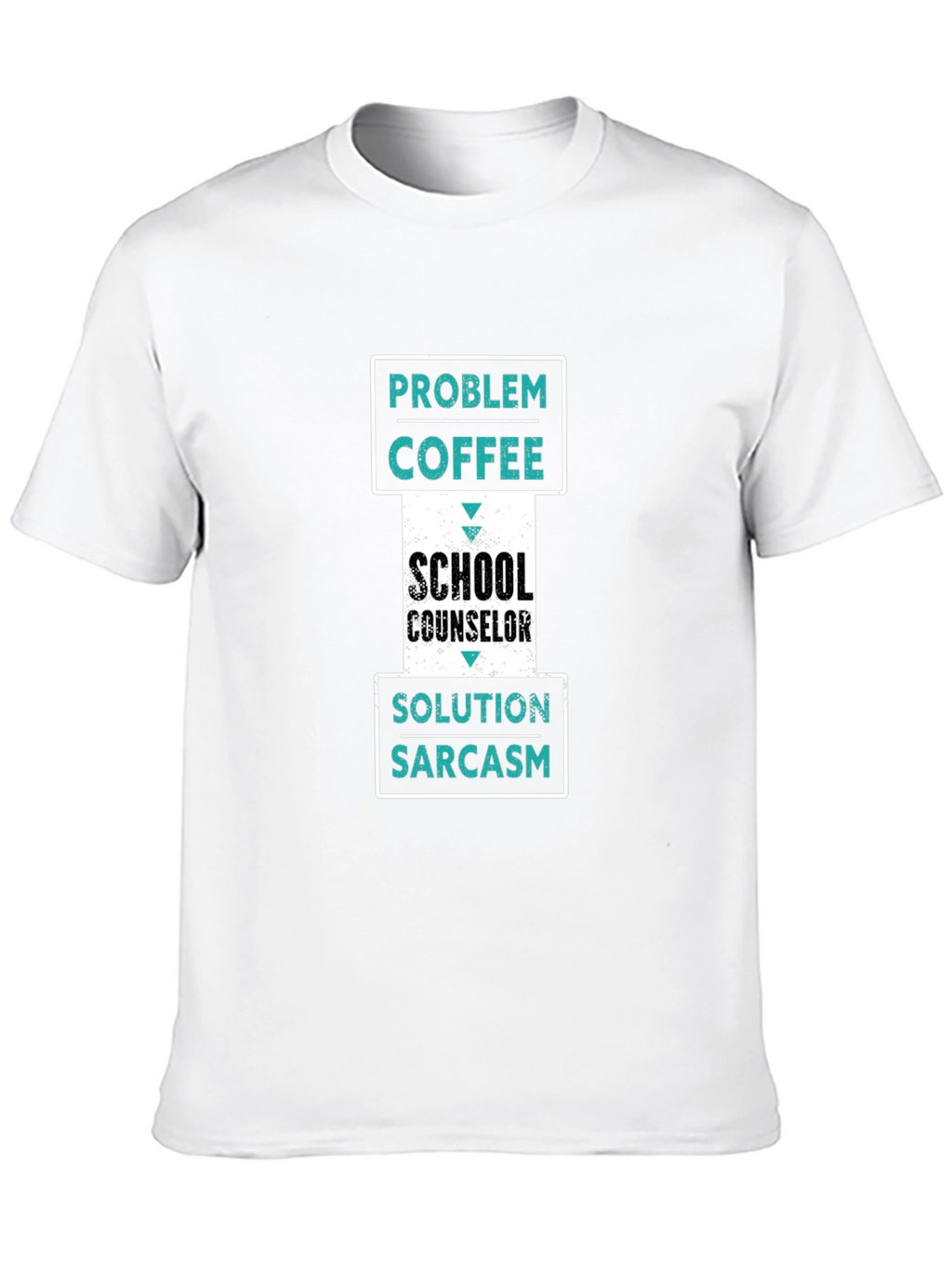 School Counselor Coffee Sarcasm T-Shirt