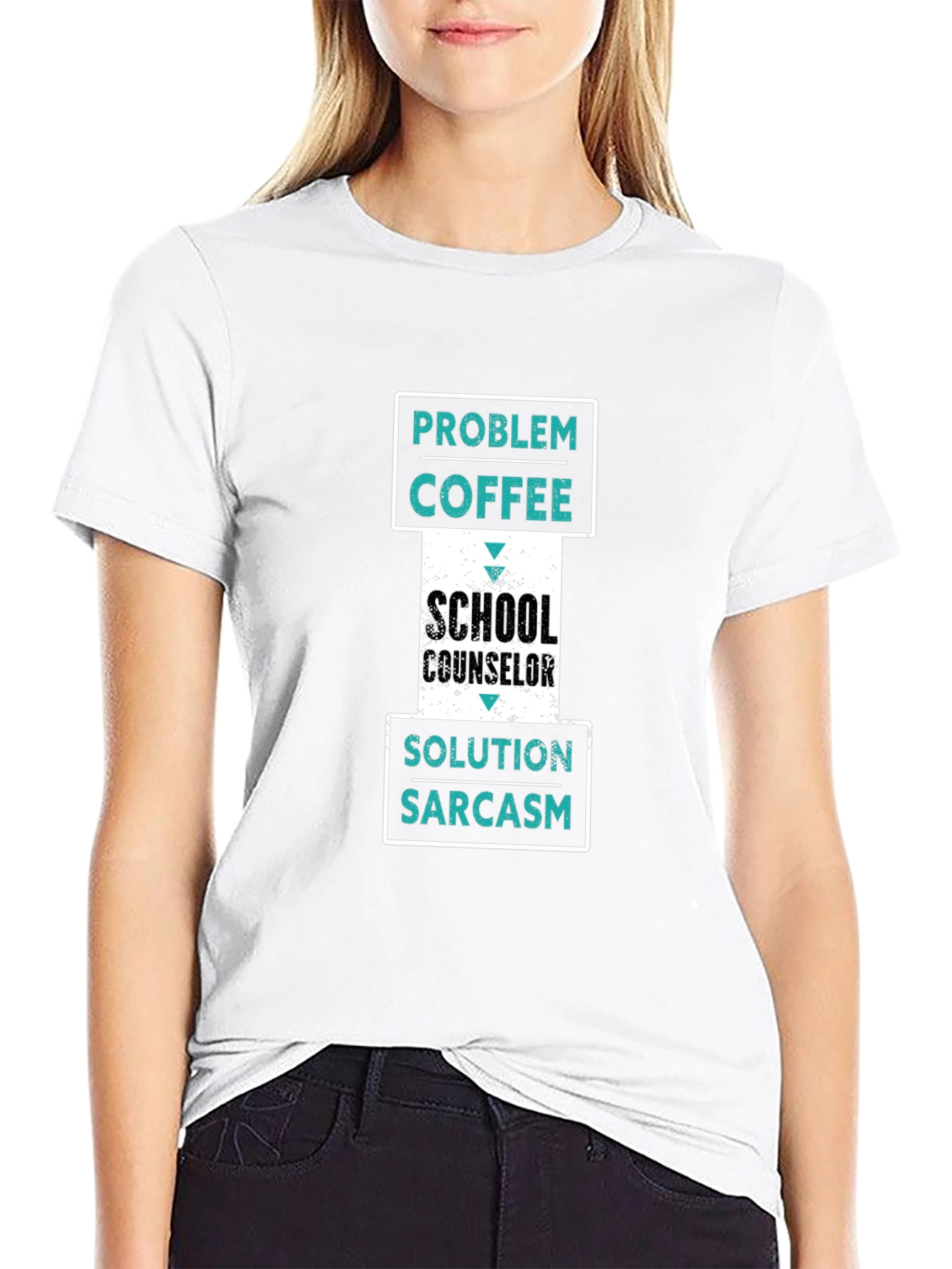 School Counselor Coffee Sarcasm T-Shirt