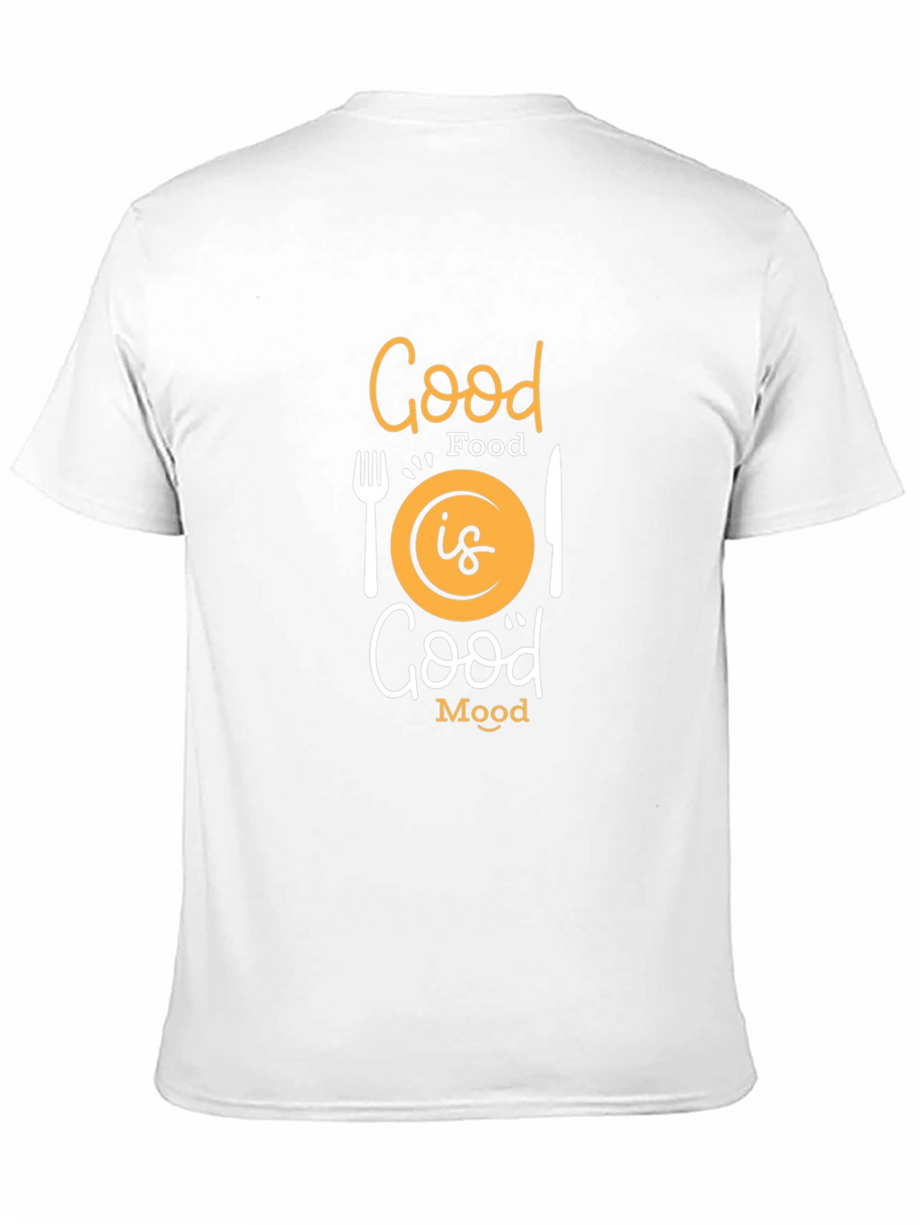 Good Food Good Mood Black Graphic Tee