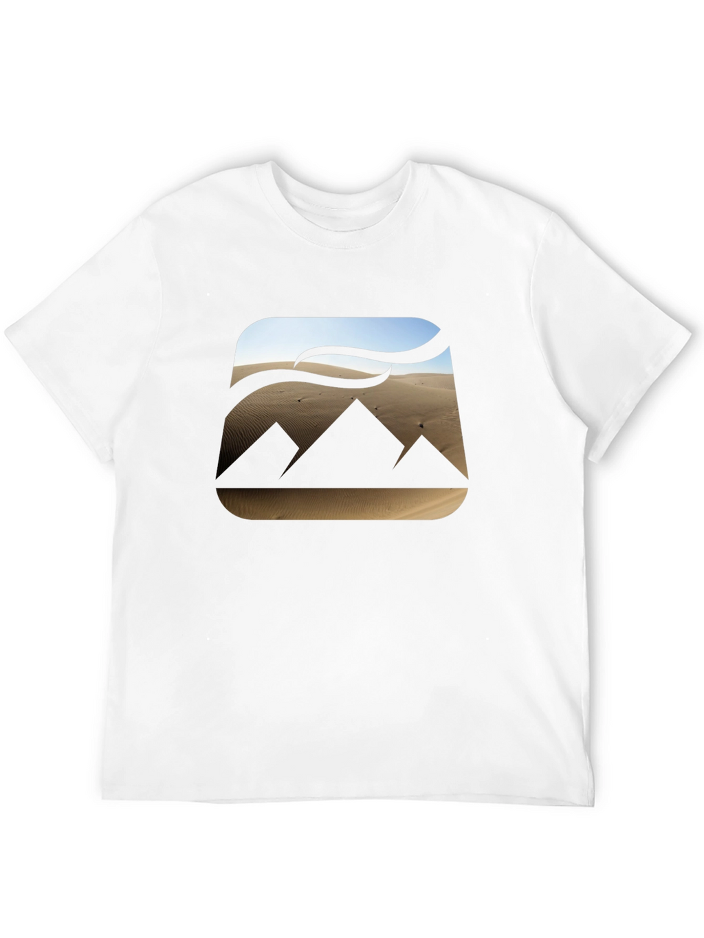 Desert Pyramid Graphic Tee - Mens Black T-Shirt