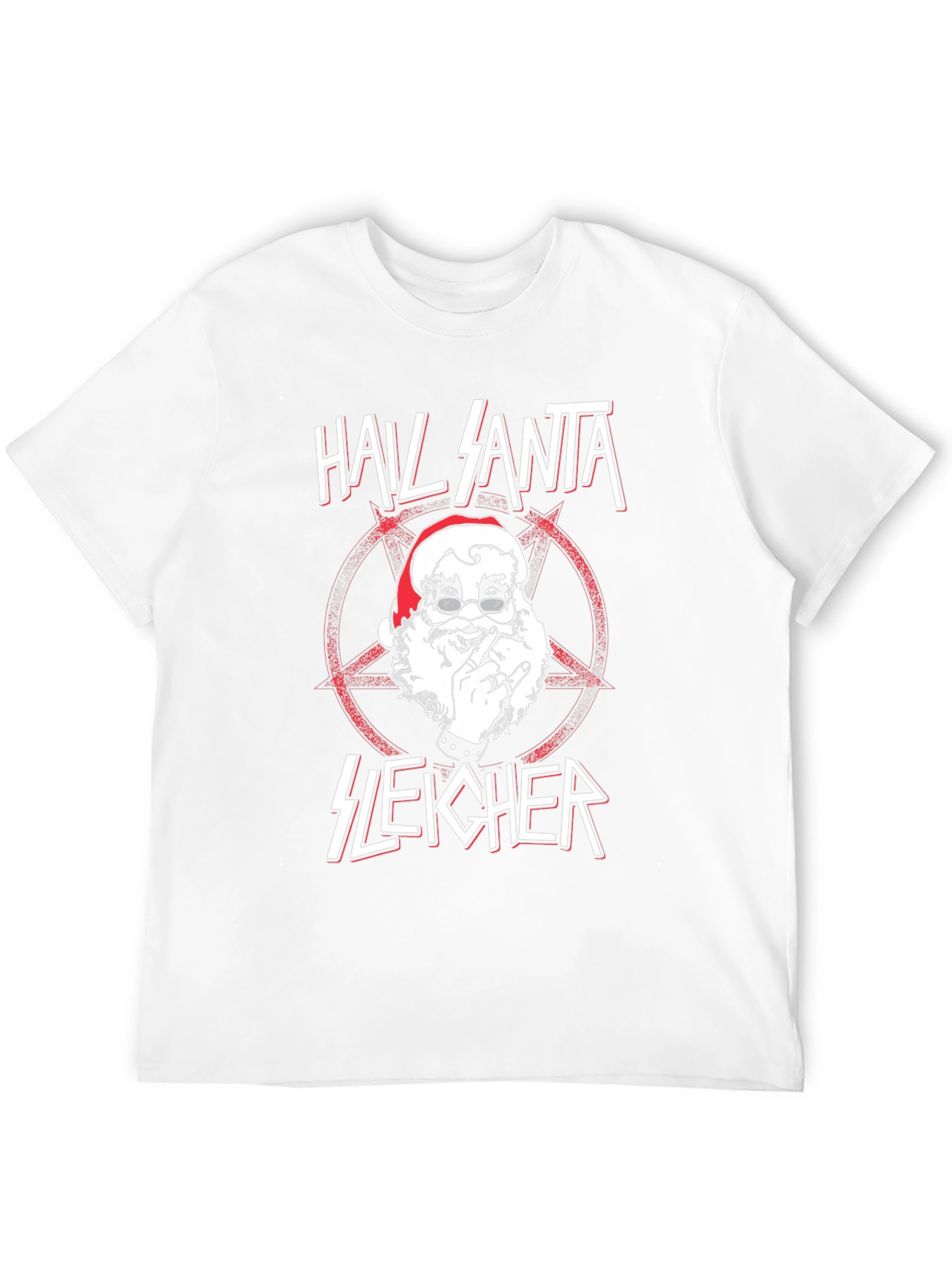 Hail Santa Sleigher Graphic T-Shirt