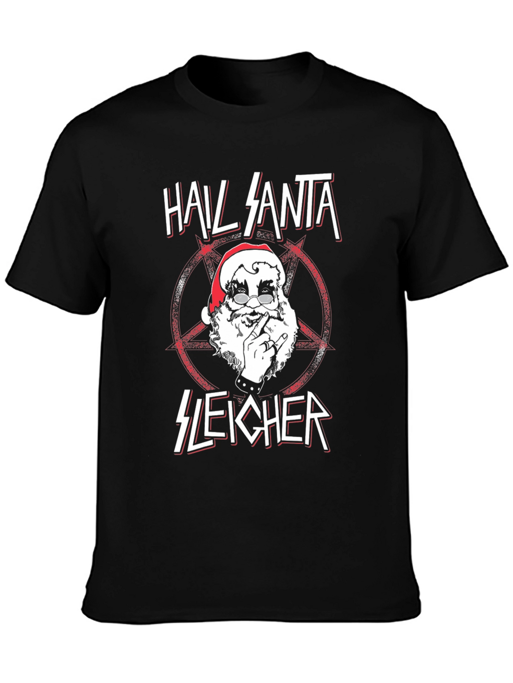 Hail Santa Sleigher Graphic T-Shirt