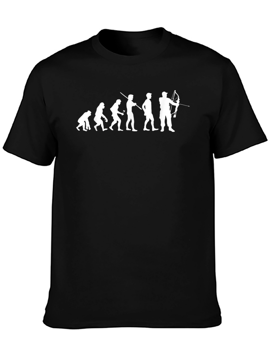 Evolution of Archer Black T-Shirt