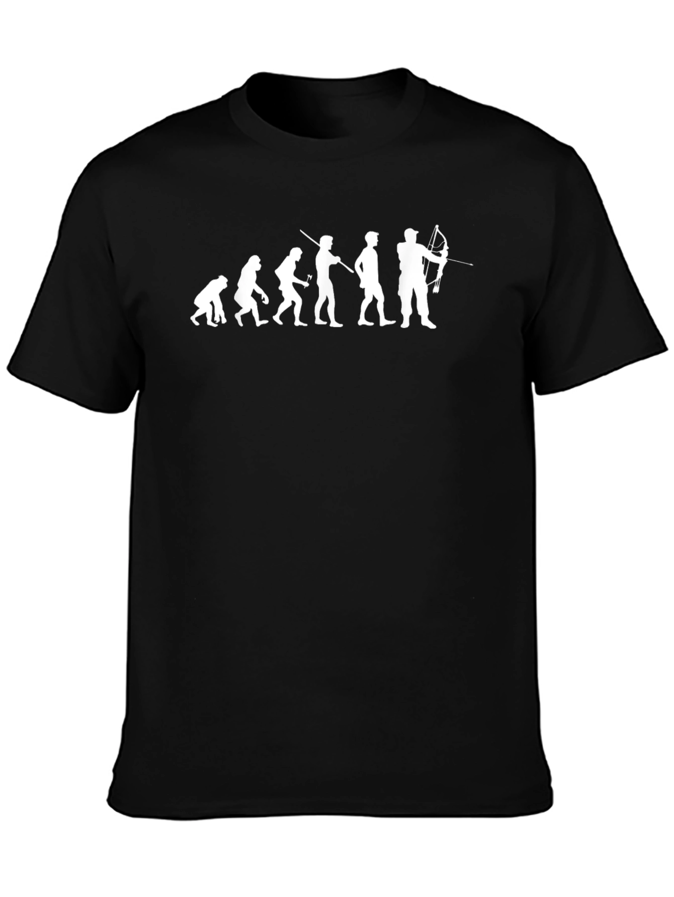 Evolution of Archer Black T-Shirt
