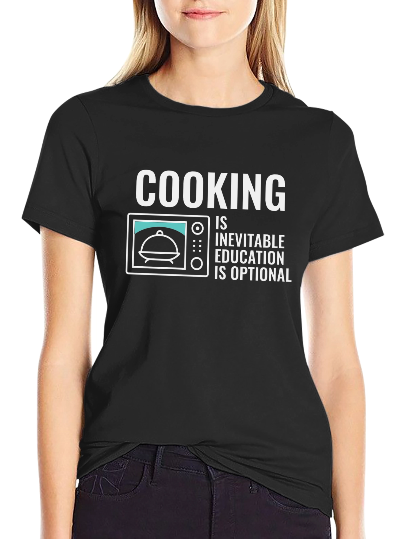 Cooking Is Inevitable Funny T-Shirt