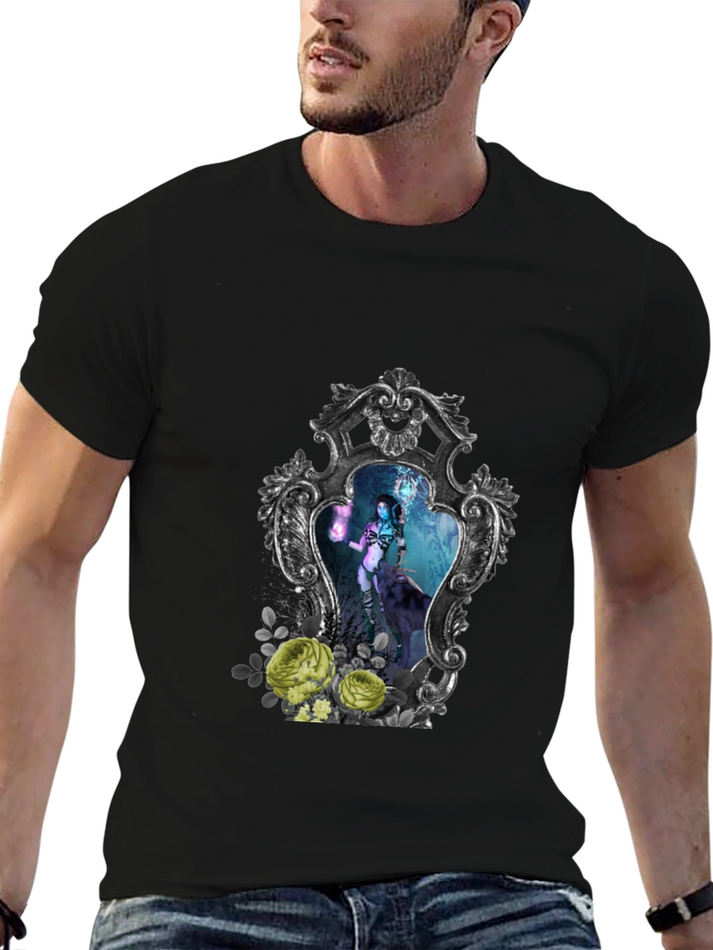 Gothic Witch Graphic Tee